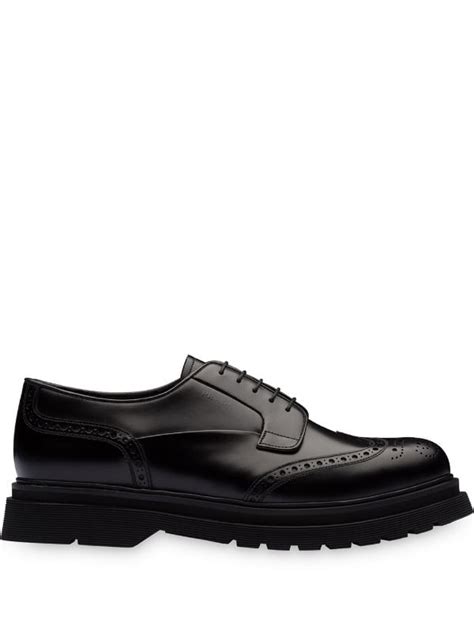 prada brogue shoes|prada brogue leather shoes.